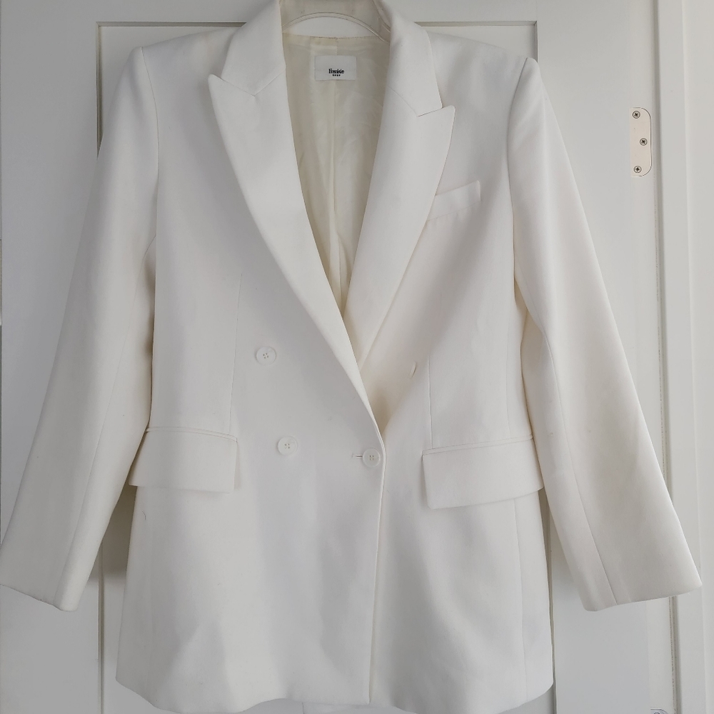 The FRANKIE SHOP ELVIRA WHITE BLAZER
